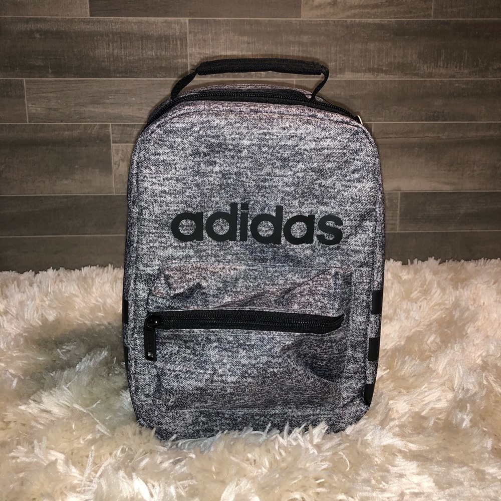 NWT adidas Jersey Onix/ Black Santiago Lunch Bag